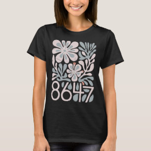 8647 Resist Subtle Floral Foxtrot Delta Tango Prot T-Shirt