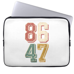 8647 retro 86 47 laptop sleeve