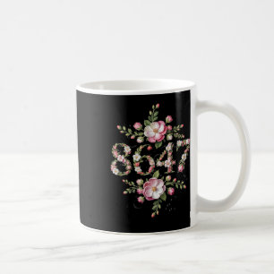 8647 Subtle Anti Trump 8647 Floral Boho Style Coffee Mug