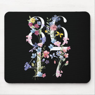 8647 Subtle Anti Trump 86 47 Floral Boho Style 1  Mouse Mat