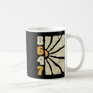 8647 Subtle Anti Trump 86 47 Floral Boho Style 3 Coffee Mug