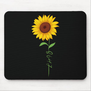 8647 Subtle Anti Trump 86 47 Floral Boho Style Mouse Mat