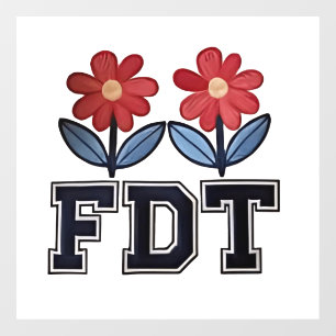 8647 Subtle Anti Trump Anti MAGA 86 47 Floral Boho Window Cling