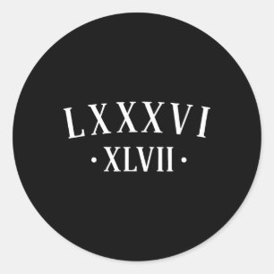 8647 Subtle Resist Trump 1  Classic Round Sticker