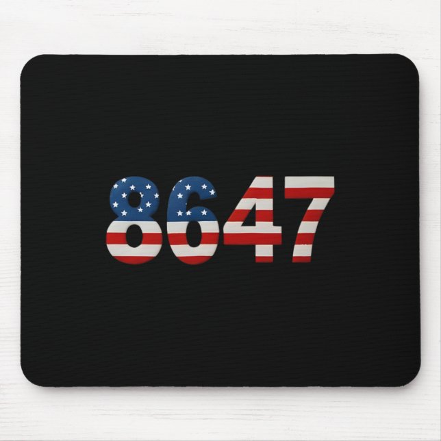 8647 Subtle Resist Trump  Mouse Mat (Front)