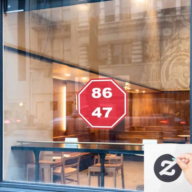 8647 WINDOW CLING (Cafe Window)