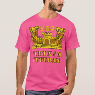 864th Engineer Battalion ENG Branch Vietnam Vetera T-Shirt