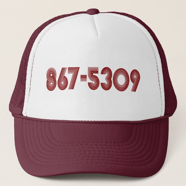 867-5309 TRUCKER HAT (Front)