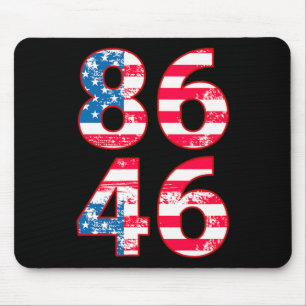 86 46 Anti Biden Pro Trump Patriotic  Mouse Mat