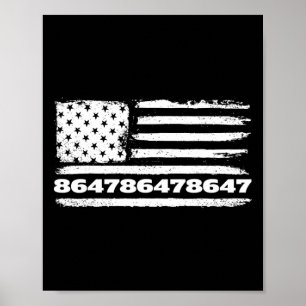 86 47 Anti-trump 8647 Subtle Anti Trump Poster