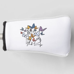 86 47 Anti Trump Floral T-Shirt, Impeach President Golf Head Cover