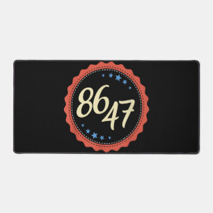 86 47 Anti Trump Funny Desk Mat