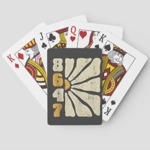 86 47 Anti Trump Funny Floral Humour Playing Cards