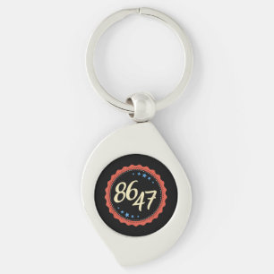 86 47 Anti Trump Funny Key Ring