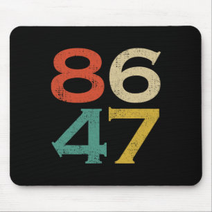 86 47 Anti Trump Political Protest Impeach Cancel Mouse Mat