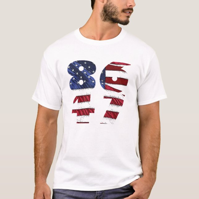 86-47 Flag Text Shirt (Front)