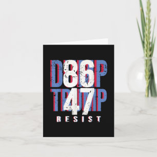 86 47 Shirt Anti Trump Impeach 47 Dump Trump Card