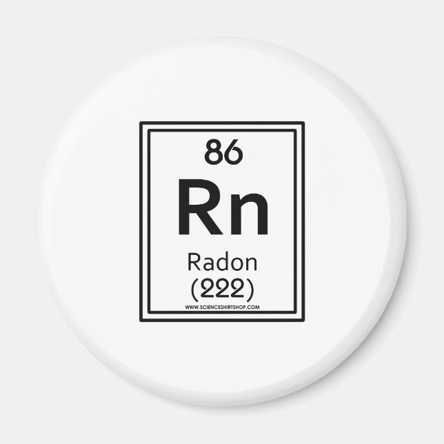 86 Radon Magnet (Front)