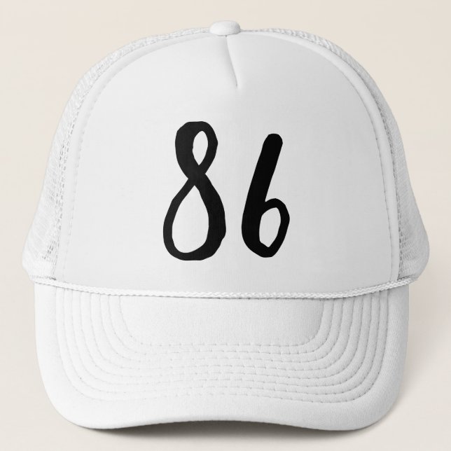 86 TRUCKER HAT (Front)