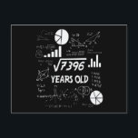 86 Years Old Bday Math Teacher 86th Birthday Gift Postcard<br><div class="desc">Celebrate birthdays with a clever twist! This funny math design uses equations and square roots to reveal the age, making it the perfect choice for math lovers, teachers, students, and geeks who enjoy a good nerdy joke. Great for milestone birthdays, classroom celebrations, or anyone who appreciates clever humour mixed with...</div>