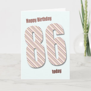 86th birthday card
