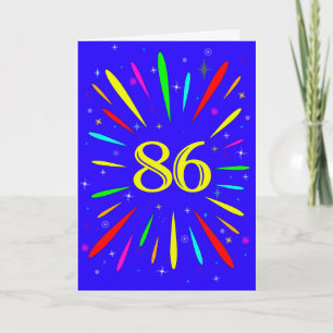 86th Birthday Explosion Card