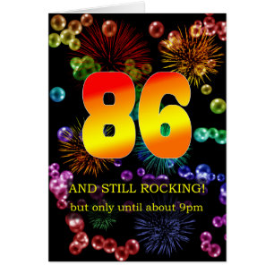 86th Birthday Still Rocking