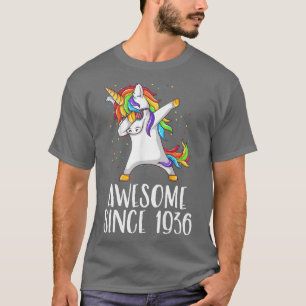 86th birthday, unicorn dab, Awesome since 1936 Pre T-Shirt