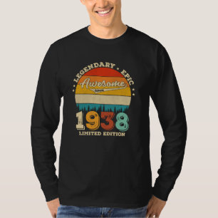 87 Year Old Bday 1938 Awesome 87th Birthday Gift T-Shirt