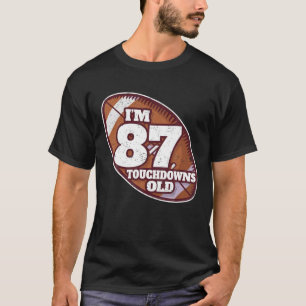 87Th Birthday American Football Player 87 Years Ol T-Shirt