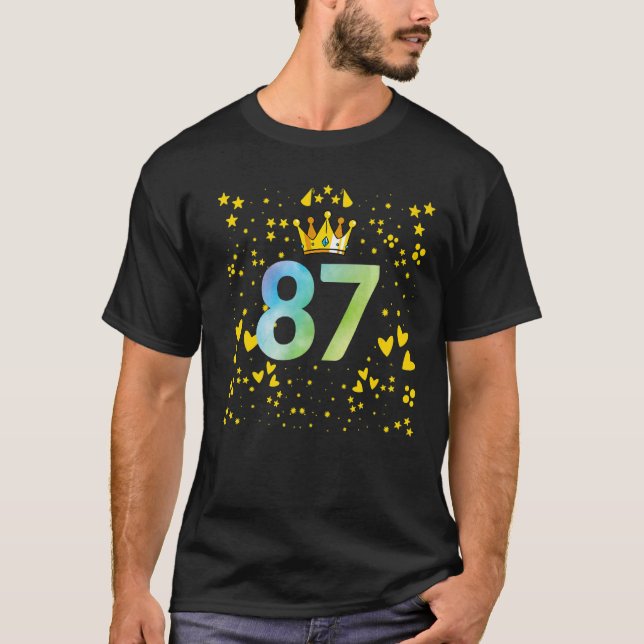 87th birthday anniversaries   T-Shirt (Front)