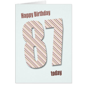 87th birthday card