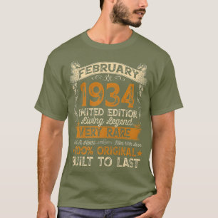 87th Birthday Gift 87 Year Old Retro Vintage T-Shirt