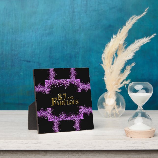 87th Birthday  Plaque (Insitu)