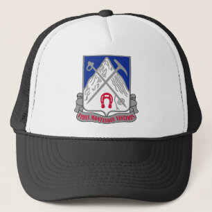 87th Infantry Regiment - VIRES MONTESQUE VINCIMUS Trucker Hat