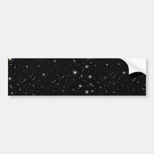 880 STARRY SPACE BLACK BACKGROUND GALAXY WALLPAPER BUMPER STICKER