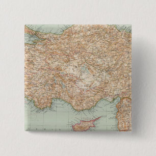 8889 Turkey, Syria, Palestine 15 Cm Square Badge