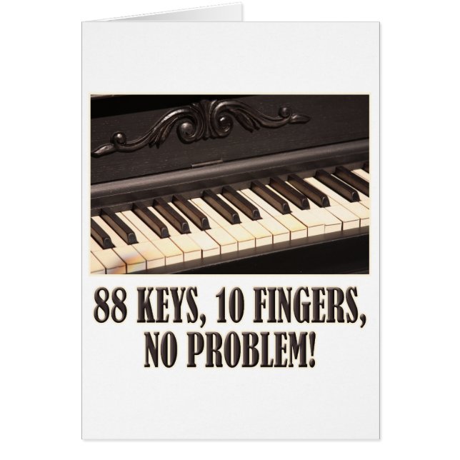 88 Keys, 10 Fingers, No Problem! (Front)