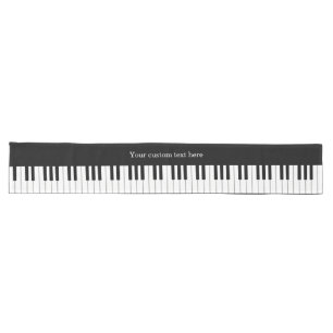88 Keys Full Piano Keyboard Musical Dinner Long Table Runner
