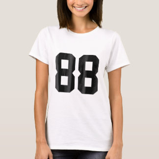 88 Number 88 Sports Jersey  T-Shirt