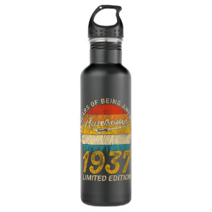 88 Year Old Bday 1937 Awesome 88th Birthday Gift 710 Ml Water Bottle