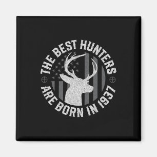 88 Year Old Deer Hunter Hunting 1937 88th Birthday Magnet