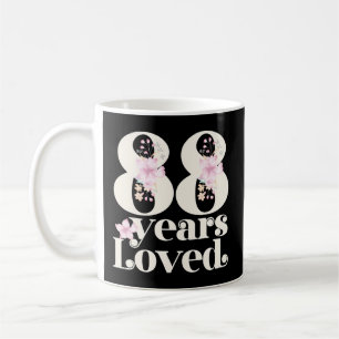 88 Years Loved Grandma 88Th Party 88 Coffee Mug