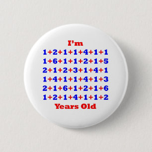 88 Years old! 6 Cm Round Badge