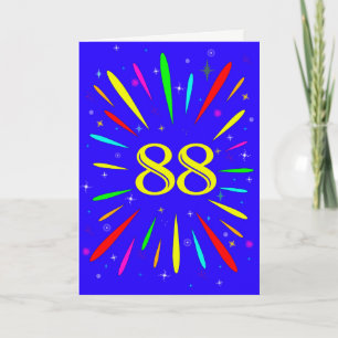 88th Birthday Explosion Card