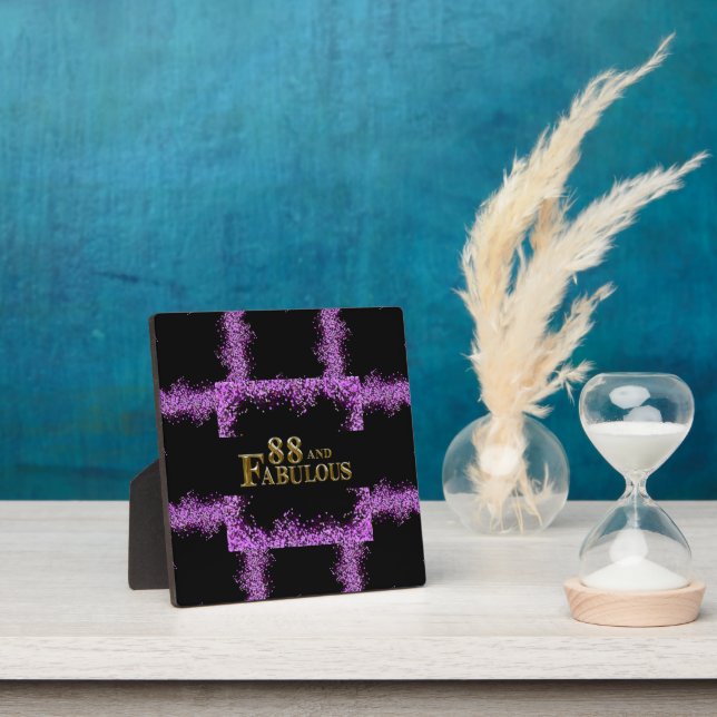 88th Birthday  Plaque (Insitu)