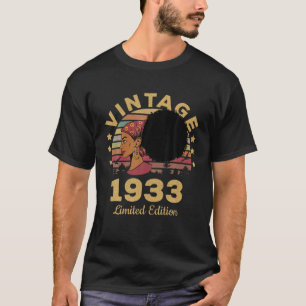 89 Year Old Gifts Vintage 1933 Limited Edition 89T T-Shirt