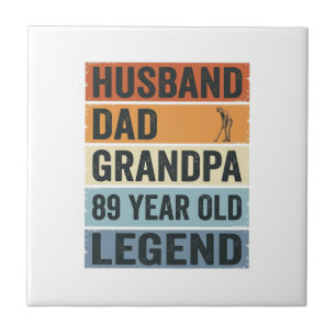 89 Year Old Husband Dad Grandpa Legend Shirt_1 Tile