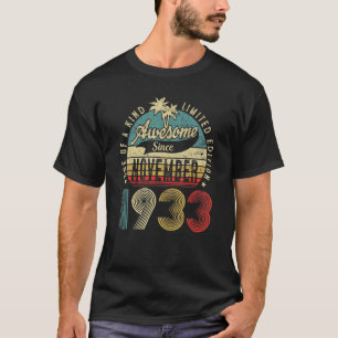 89 Years Old 89th Birthday Awesome Since Novembe T-Shirt