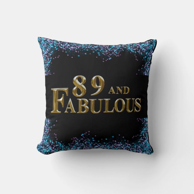 89th Birthday  Cushion (Front)